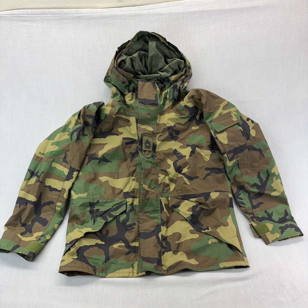 Tennier Industries ECWCS Parka Medium Short Woodland Camo Cold Weather Jacket